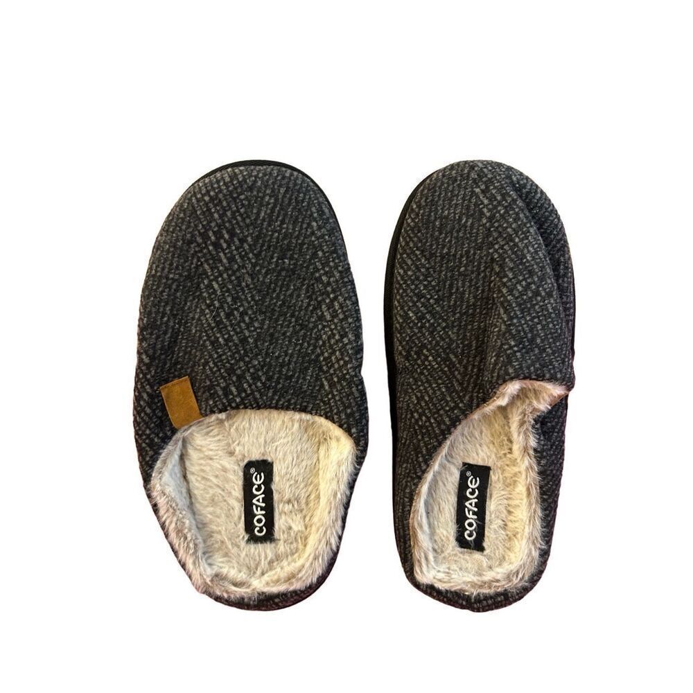 Coface faux fur slippers 8.5‎ men’s 11 womens